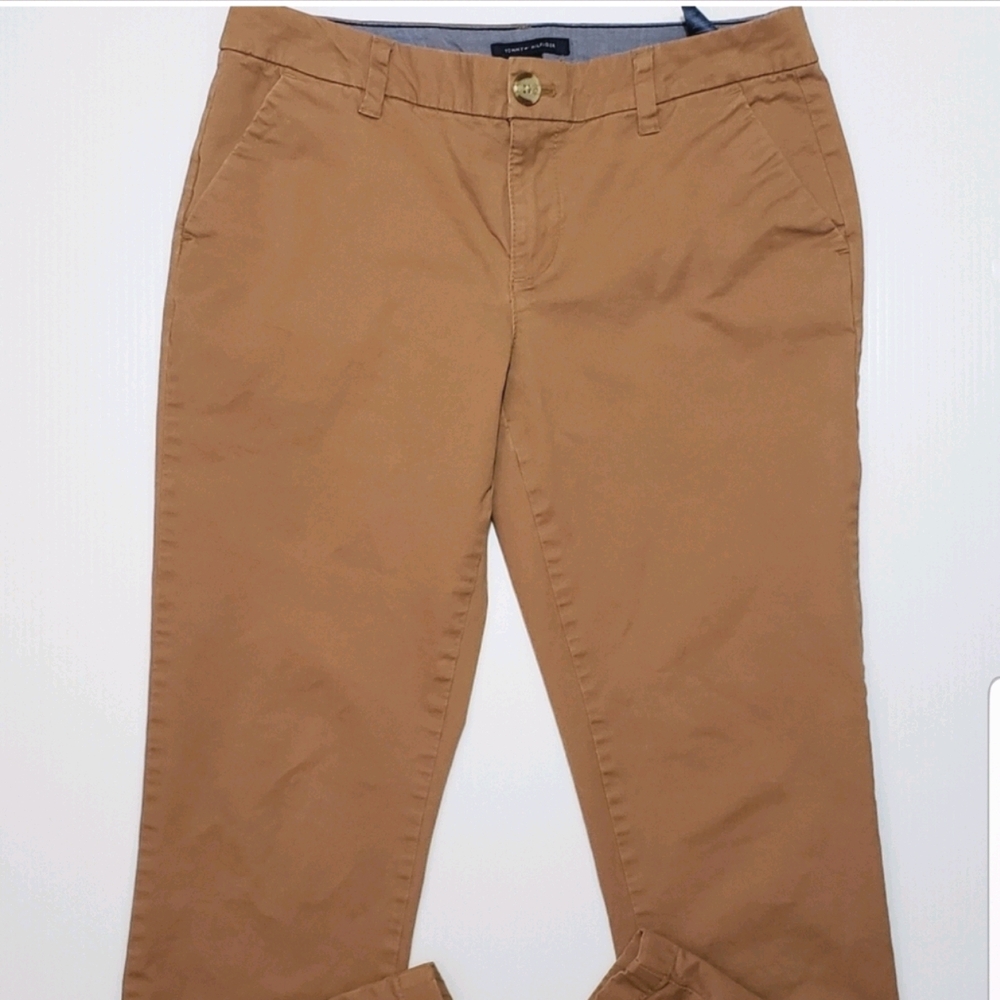 Womens Tommy Hilfiger Khaki Casual/Dress Pants